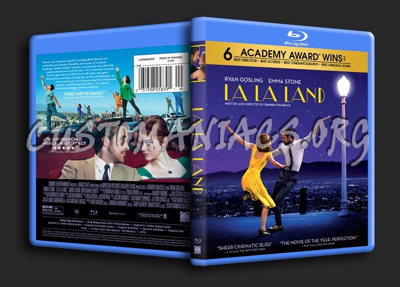 La La Land blu-ray cover