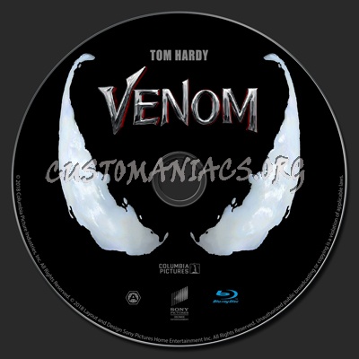 Venom blu-ray label