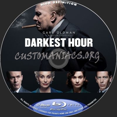 Darkest Hour blu-ray label