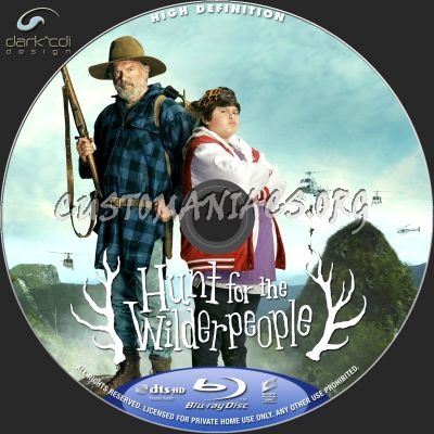 Hunt For The Wilderpeople blu-ray label