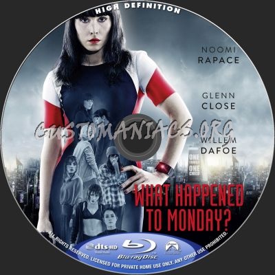 What Happened To Monday blu-ray label