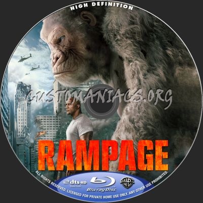 Rampage blu-ray label