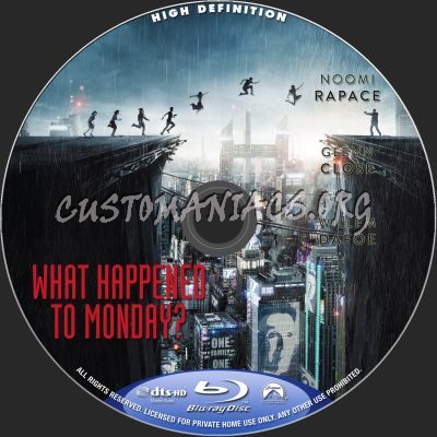 What Happened To Monday blu-ray label