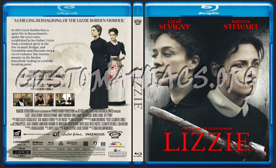 Lizzie blu-ray cover