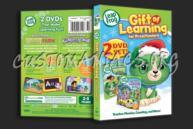 Leap Frog Gift of Learning for Preschoolers dvd cover