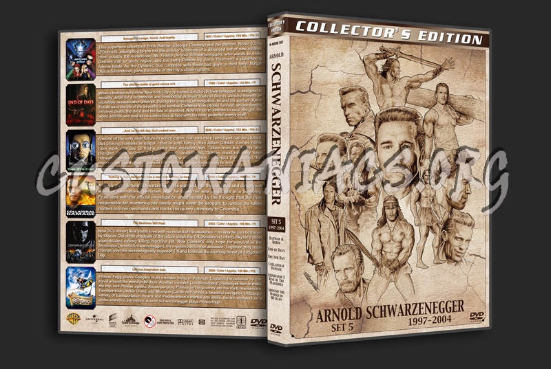 Arnold Schwarzenegger Filmography - Set 5 (1997-2004) dvd cover
