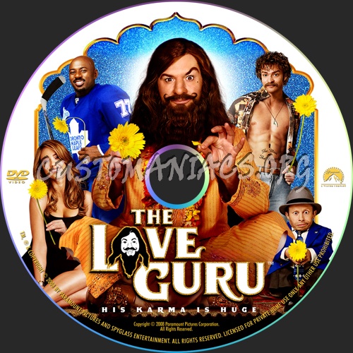 The Love Guru dvd label