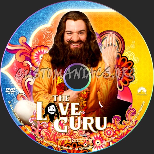 The Love Guru dvd label