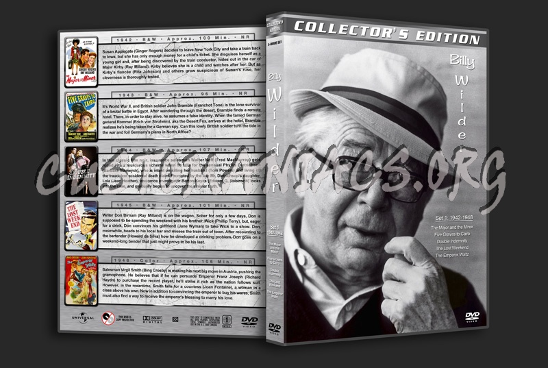 Billy Wilder Directors Collection - Set 1 (1942-1948) dvd cover