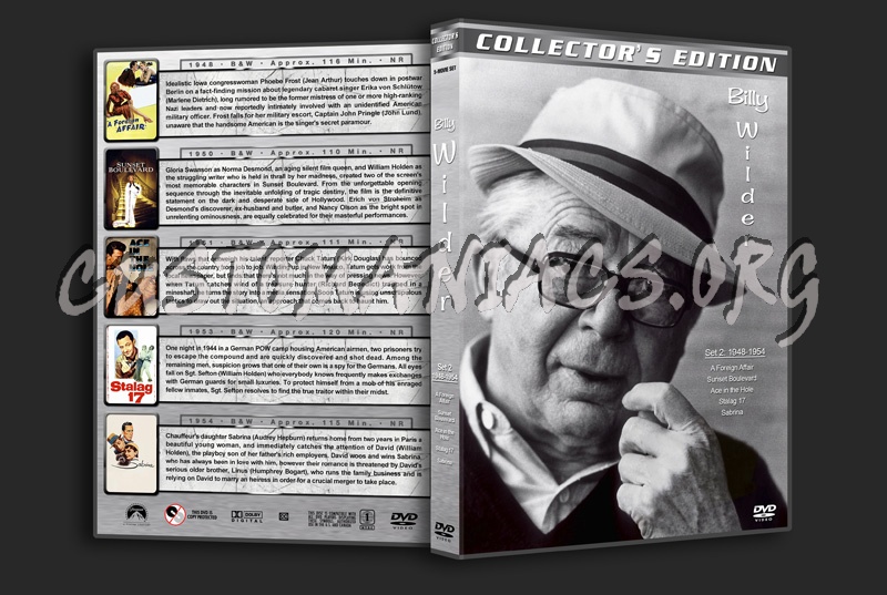 Billy Wilder Directors Collection - Set 2 (1948-1954) dvd cover