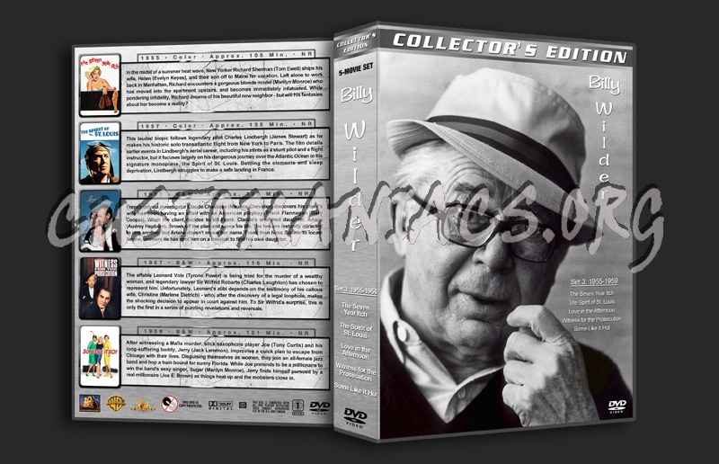 Billy Wilder Directors Collection - Set 3 (1955-1959) dvd cover