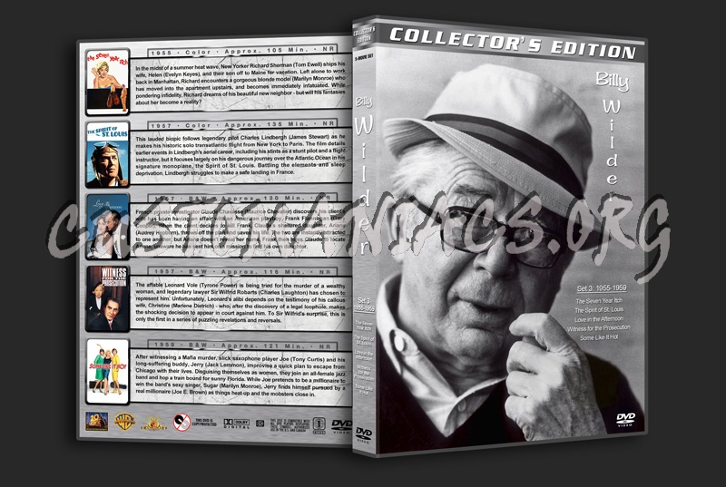 Billy Wilder Directors Collection - Set 3 (1955-1959) dvd cover