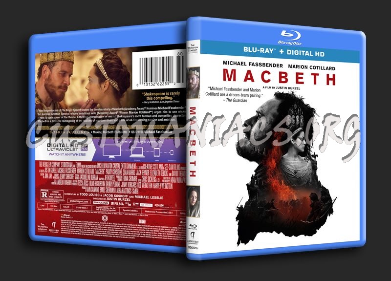 Macbeth (2015) blu-ray cover