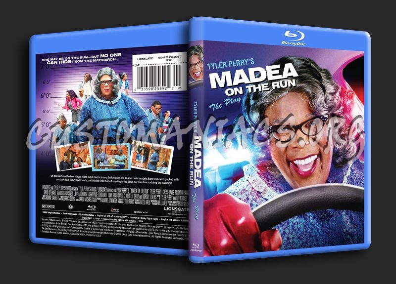 Madea on the Run blu-ray cover