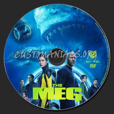 The Meg dvd label