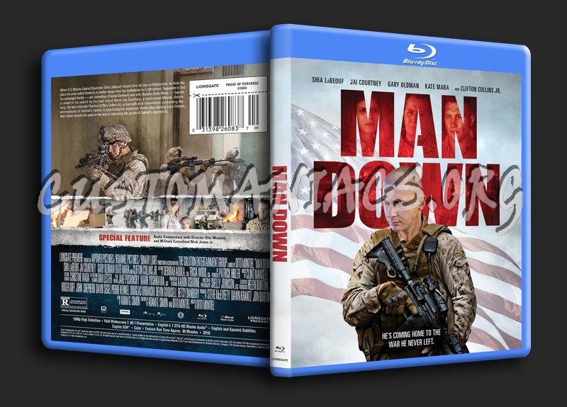 Man Down blu-ray cover