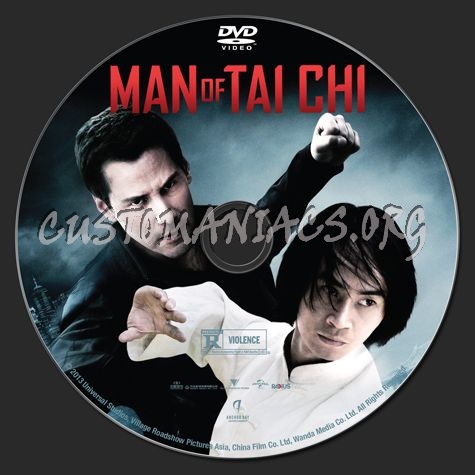 Man of Tai Chi dvd label