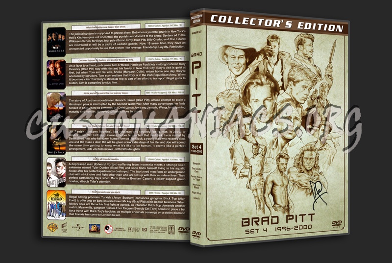 Brad Pitt Filmography - Set 4 (19962000) dvd cover