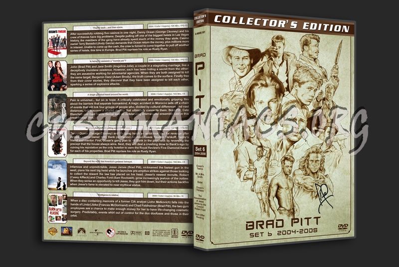 Brad Pitt Filmography - Set 6 (20042008) dvd cover