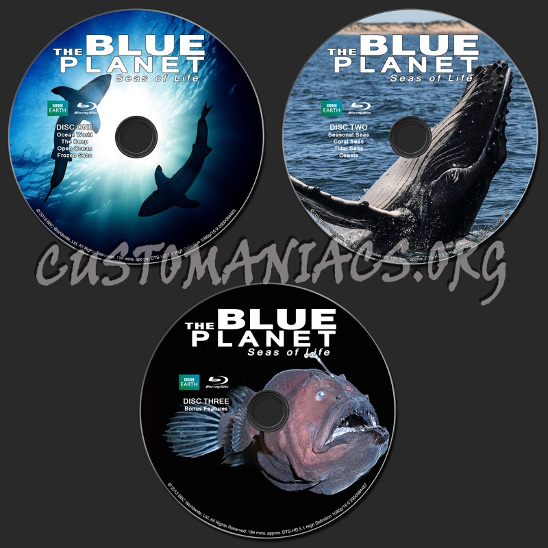 Blue Planet Seas of Life dvd label - DVD Covers & Labels by