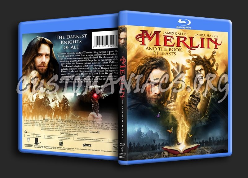 Merlin and the Book of Beasts blu-ray cover