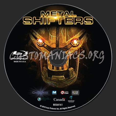Metal Shifters blu-ray label