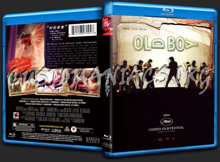 Oldboy (2003) blu-ray cover