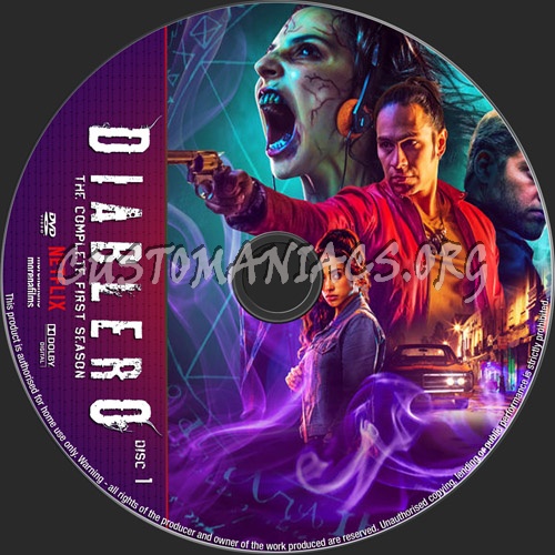 Diablero Season 1 dvd label