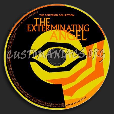 459 - The Exterminating Angel dvd label