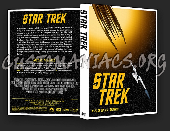 Star Trek 2009 dvd cover