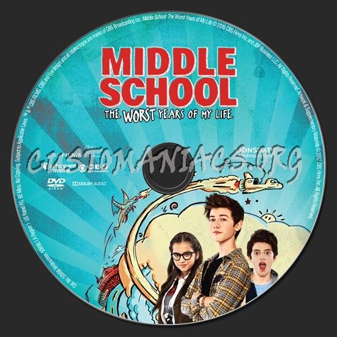 Middle School dvd label