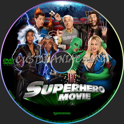 Superhero Movie dvd label