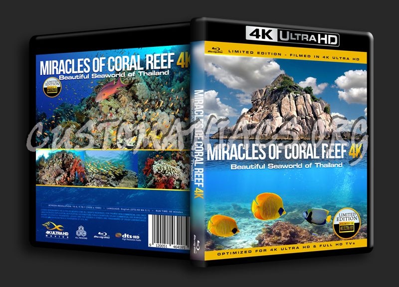 Miracles of Coral Reef 4K blu-ray cover