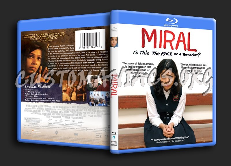 Miral blu-ray cover