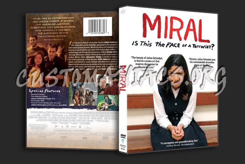 Miral dvd cover