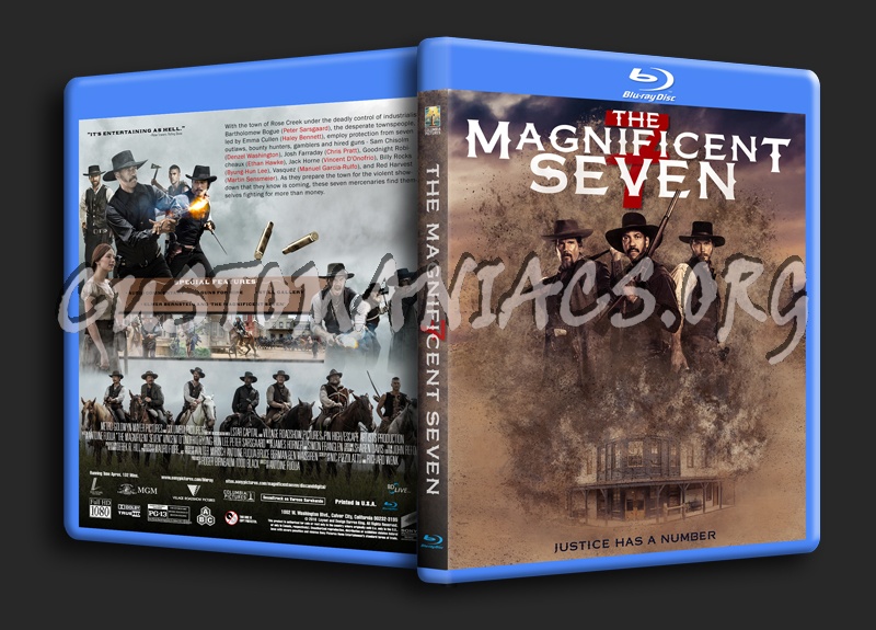 The Magnificent Seven blu-ray cover