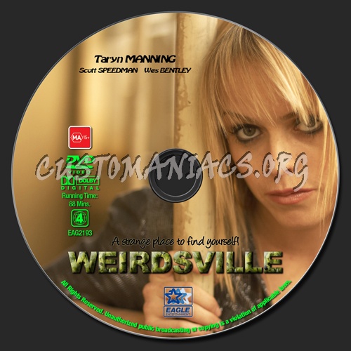 Weirdsville dvd label