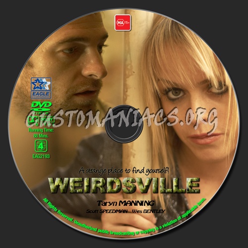 Weirdsville dvd label