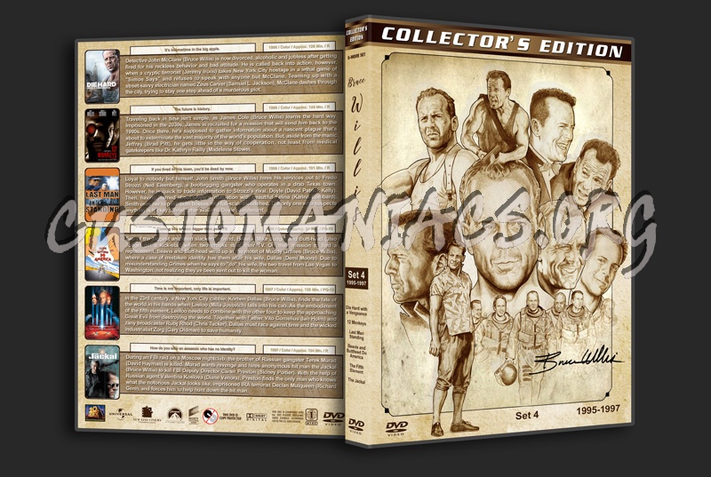 Bruce Willis Filmography - Set 4 (1995-1997) dvd cover