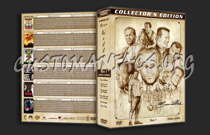 Bruce Willis Filmography - Set 7 (2002-2005) dvd cover