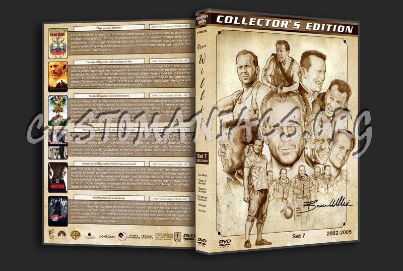 Bruce Willis Filmography - Set 7 (2002-2005) dvd cover