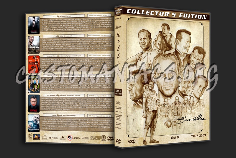 Bruce Willis Filmography - Set 9 (2007-2009) dvd cover