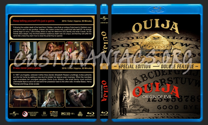 Ouija Double Feature blu-ray cover