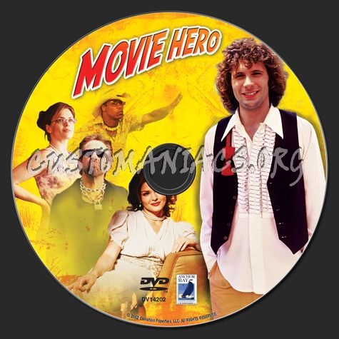 Movie Hero dvd label