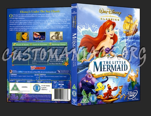 The Little Mermaid dvd cover