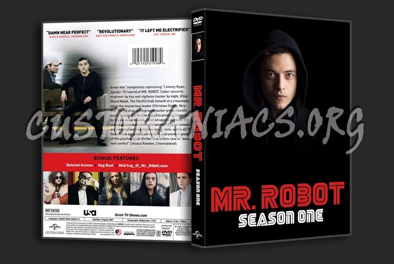 Mr Robot Season 1 dvd cover