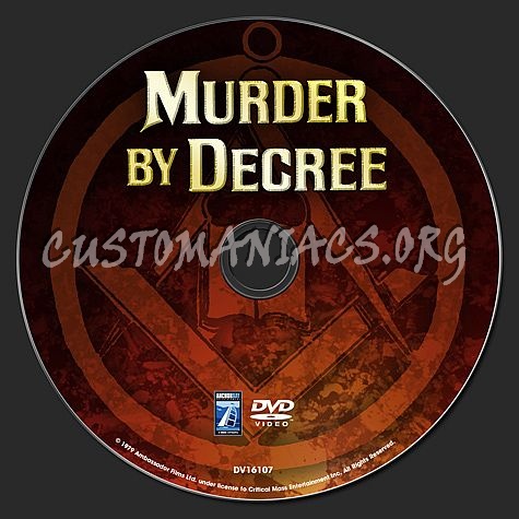 Murder by Decree dvd label