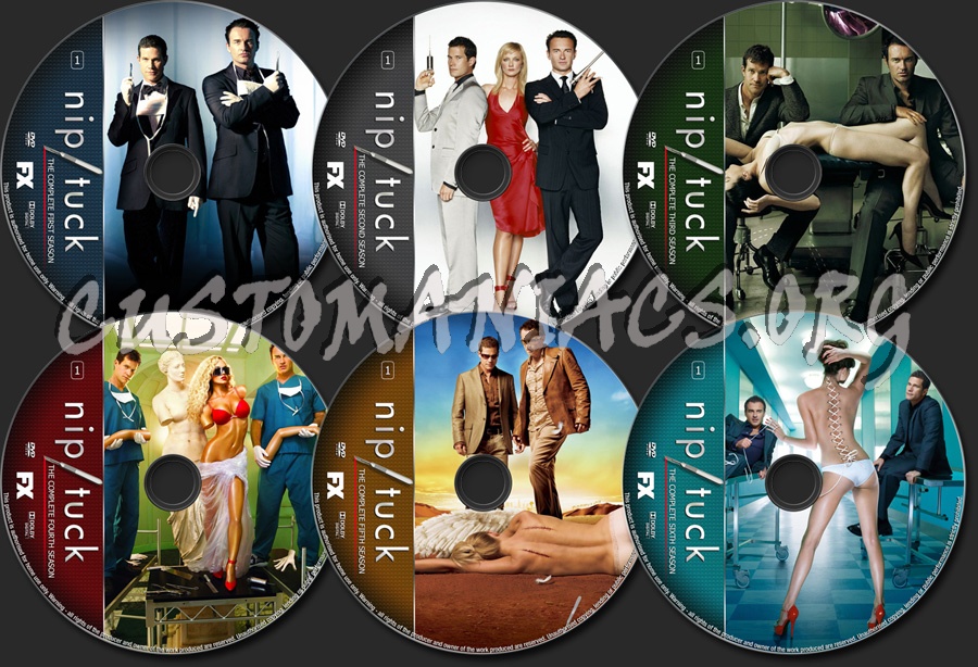 Nip Tuck Complete dvd label