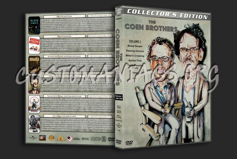 The Coen Brothers Collection - Volume 1 (1984-1996) dvd cover