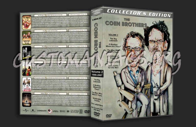 The Coen Brothers Collection - Volume 2 (1998-2007) dvd cover